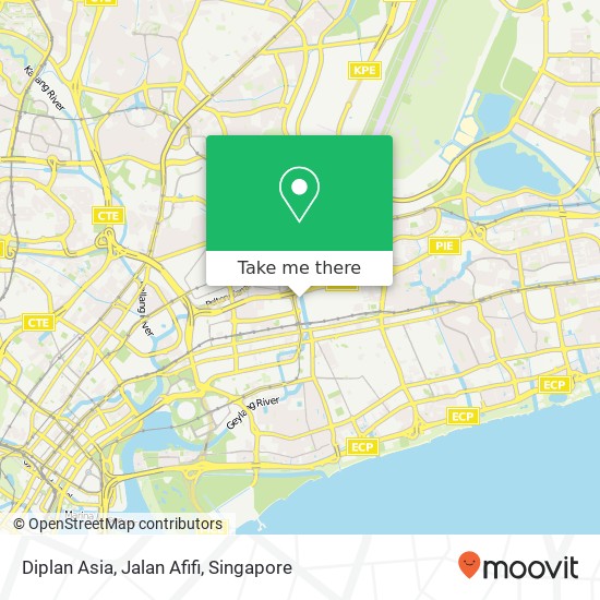 Diplan Asia, Jalan Afifi map