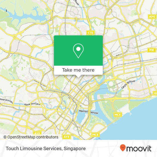 Touch Limousine Services map