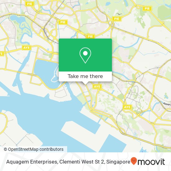 Aquagem Enterprises, Clementi West St 2地图