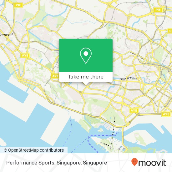 Performance Sports, Singapore map