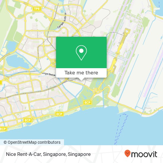 Nice Rent-A-Car, Singapore map