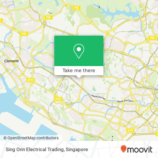 Sing Onn Electrical Trading map