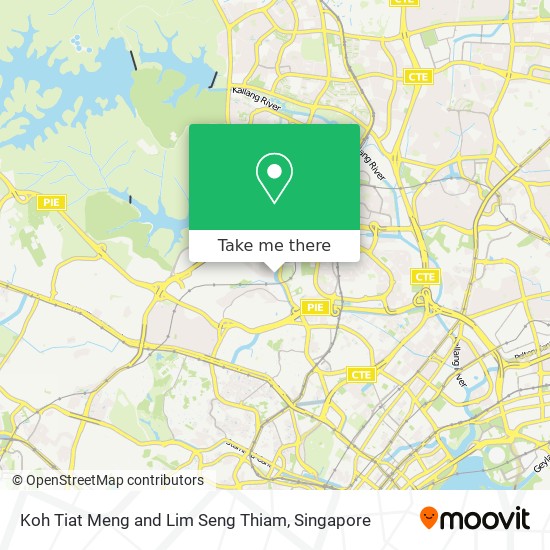 Koh Tiat Meng and Lim Seng Thiam map