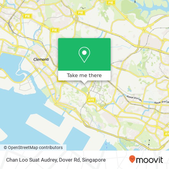 Chan Loo Suat Audrey, Dover Rd map