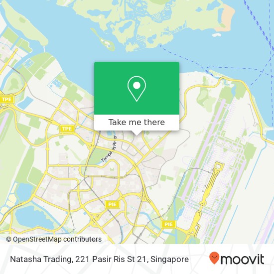 Natasha Trading, 221 Pasir Ris St 21地图