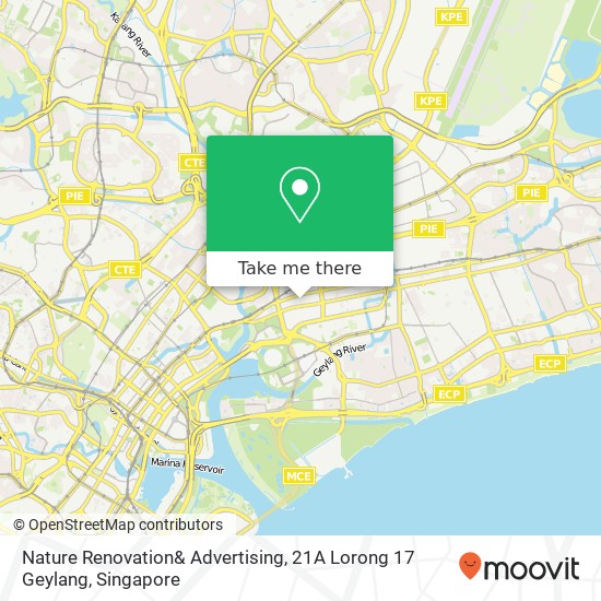 Nature Renovation& Advertising, 21A Lorong 17 Geylang map