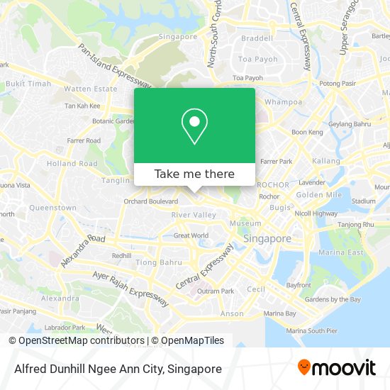 Alfred Dunhill Ngee Ann City map