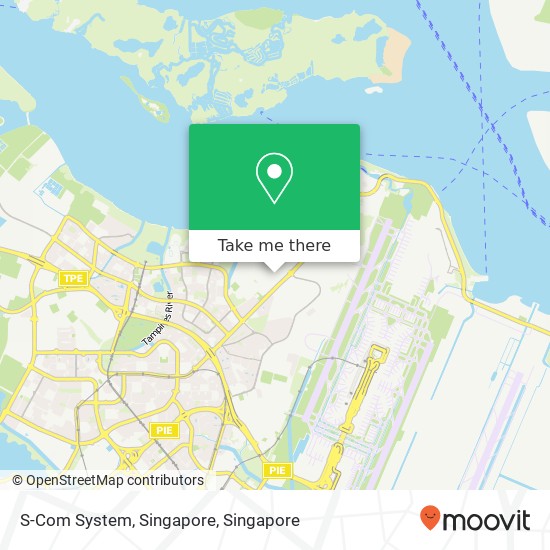 S-Com System, Singapore map