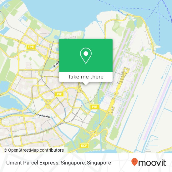 Ument Parcel Express, Singapore map