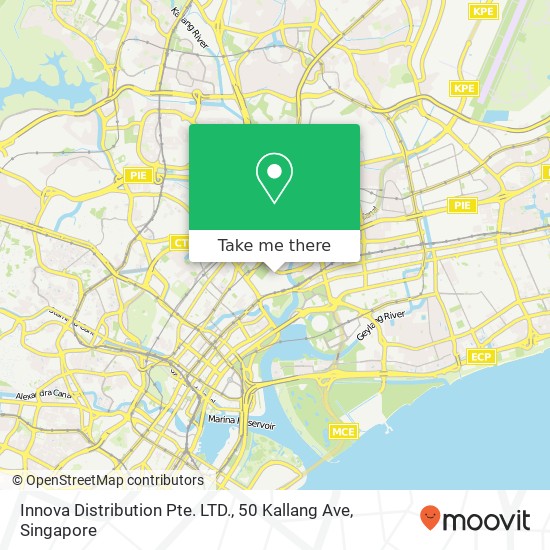 Innova Distribution Pte. LTD., 50 Kallang Ave map