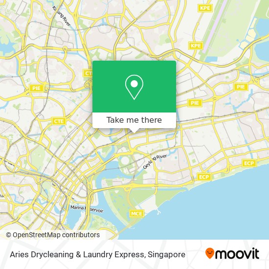 Aries Drycleaning & Laundry Express地图