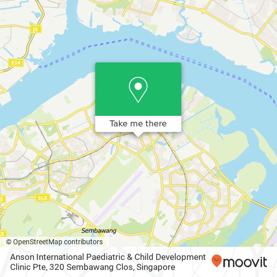 Anson International Paediatric & Child Development Clinic Pte, 320 Sembawang Clos地图