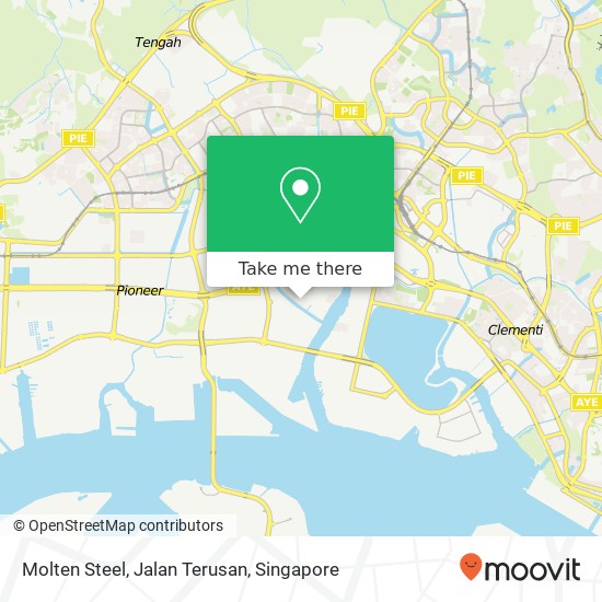 Molten Steel, Jalan Terusan地图