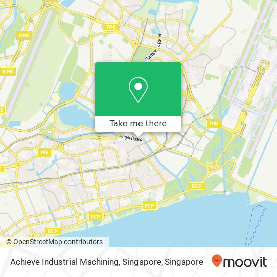 Achieve Industrial Machining, Singapore map