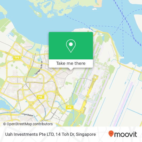 Uah Investments Pte LTD, 14 Toh Dr map