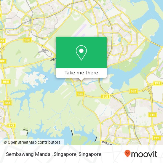 Sembawang Mandai, Singapore map