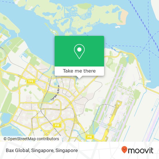 Bax Global, Singapore map