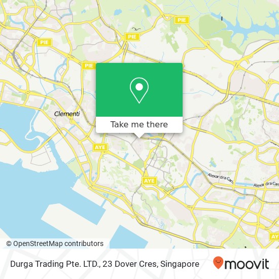 Durga Trading Pte. LTD., 23 Dover Cres地图