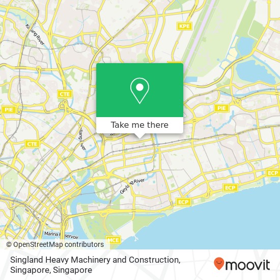 Singland Heavy Machinery and Construction, Singapore map