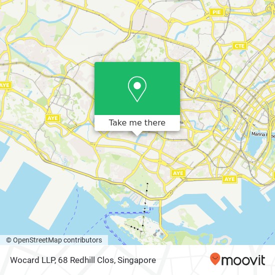 Wocard LLP, 68 Redhill Clos map