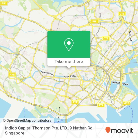 Indigo Capital Thomson Pte. LTD., 9 Nathan Rd地图