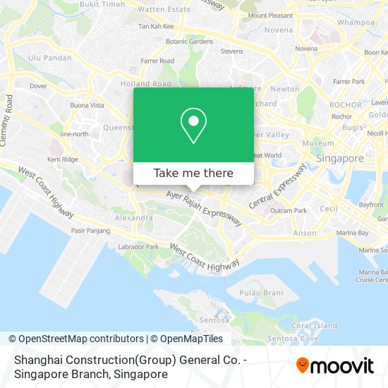 Shanghai Construction(Group) General Co. - Singapore Branch map