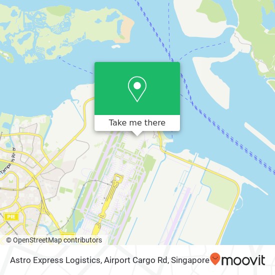 Astro Express Logistics, Airport Cargo Rd map