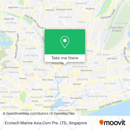 Ecotech Marine Asia.Com Pte. LTD. map
