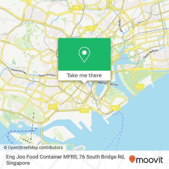 Eng Joo Food Container MFRS, 76 South Bridge Rd地图