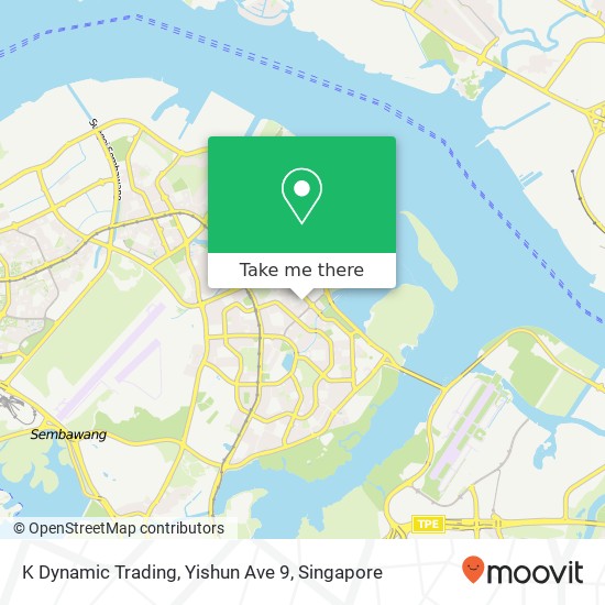 K Dynamic Trading, Yishun Ave 9 map