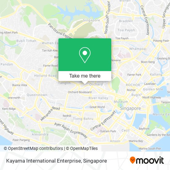 Kayama International Enterprise map