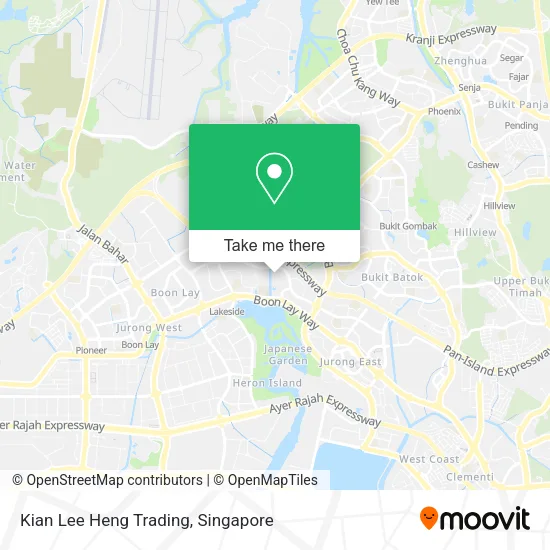 Kian Lee Heng Trading map