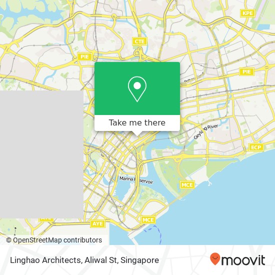 Linghao Architects, Aliwal St map