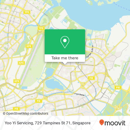 Yoo Yi Servicing, 729 Tampines St 71 map