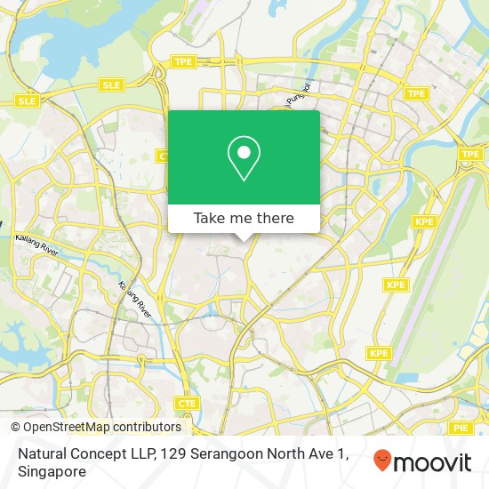 Natural Concept LLP, 129 Serangoon North Ave 1 map