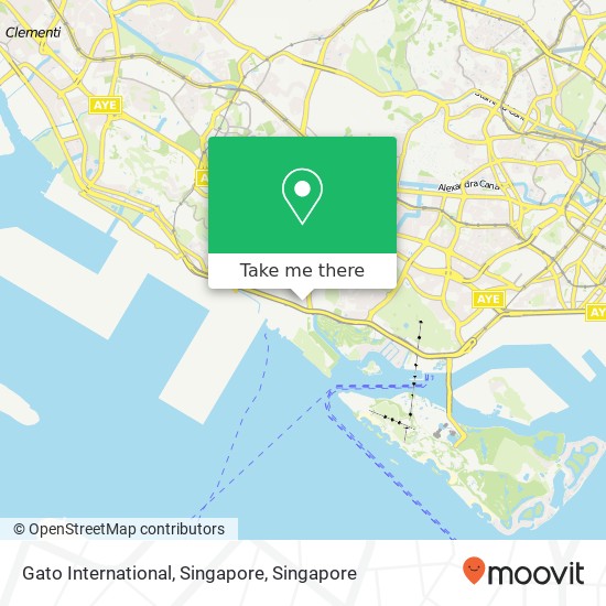 Gato International, Singapore map