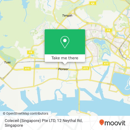 Coleceil (Singapore) Pte LTD, 12 Neythal Rd map