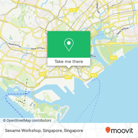 Sesame Workshop, Singapore地图