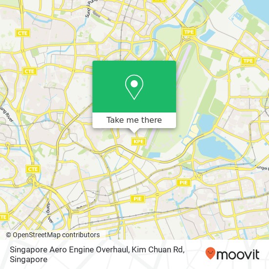 Singapore Aero Engine Overhaul, Kim Chuan Rd map