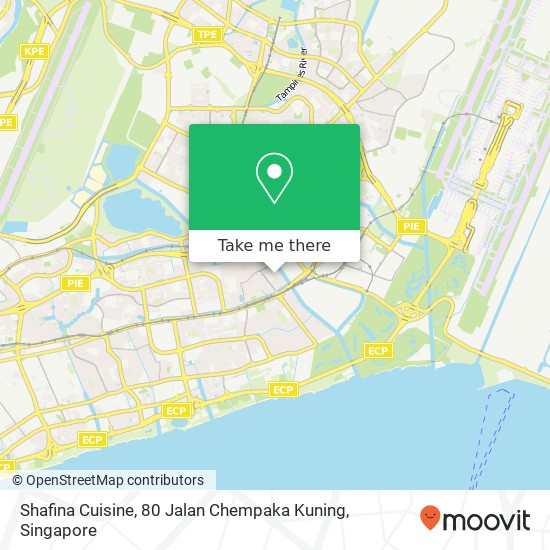 Shafina Cuisine, 80 Jalan Chempaka Kuning map