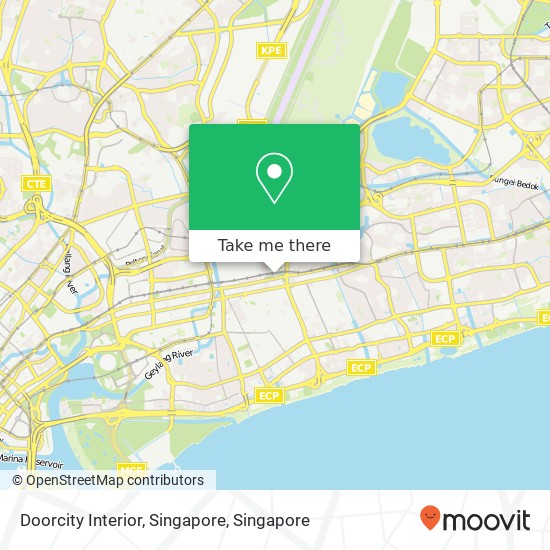 Doorcity Interior, Singapore map