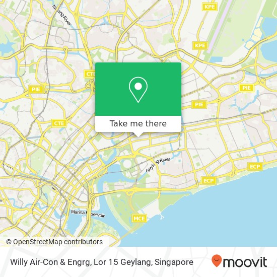 Willy Air-Con & Engrg, Lor 15 Geylang map