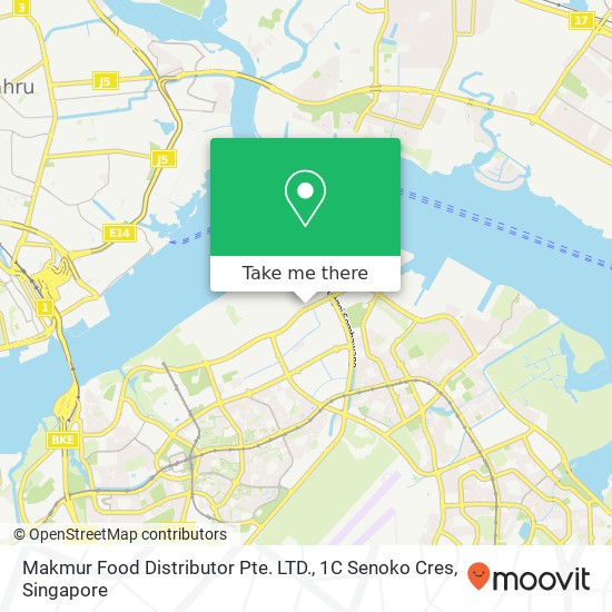 Makmur Food Distributor Pte. LTD., 1C Senoko Cres地图