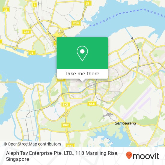 Aleph Tav Enterprise Pte. LTD., 118 Marsiling Rise map
