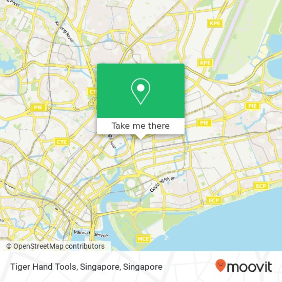 Tiger Hand Tools, Singapore map