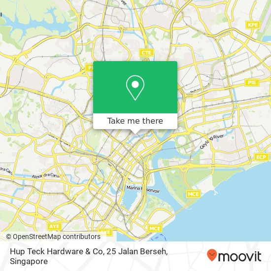 Hup Teck Hardware & Co, 25 Jalan Berseh map
