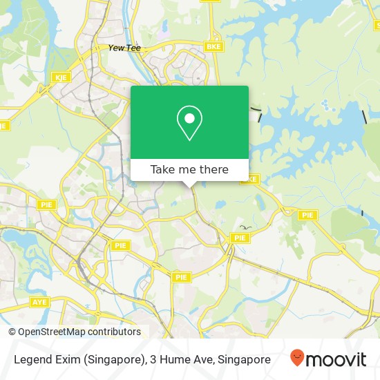 Legend Exim (Singapore), 3 Hume Ave map