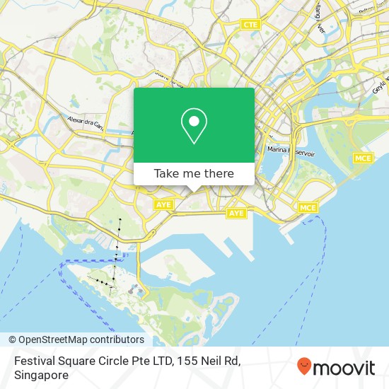 Festival Square Circle Pte LTD, 155 Neil Rd地图