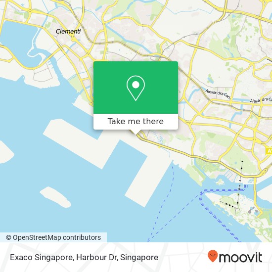 Exaco Singapore, Harbour Dr map