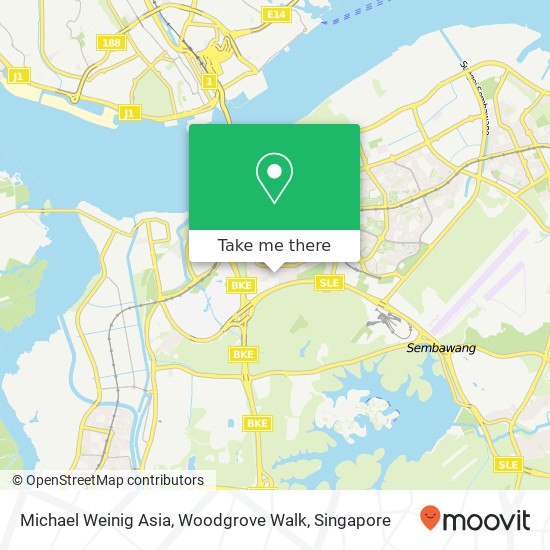 Michael Weinig Asia, Woodgrove Walk map